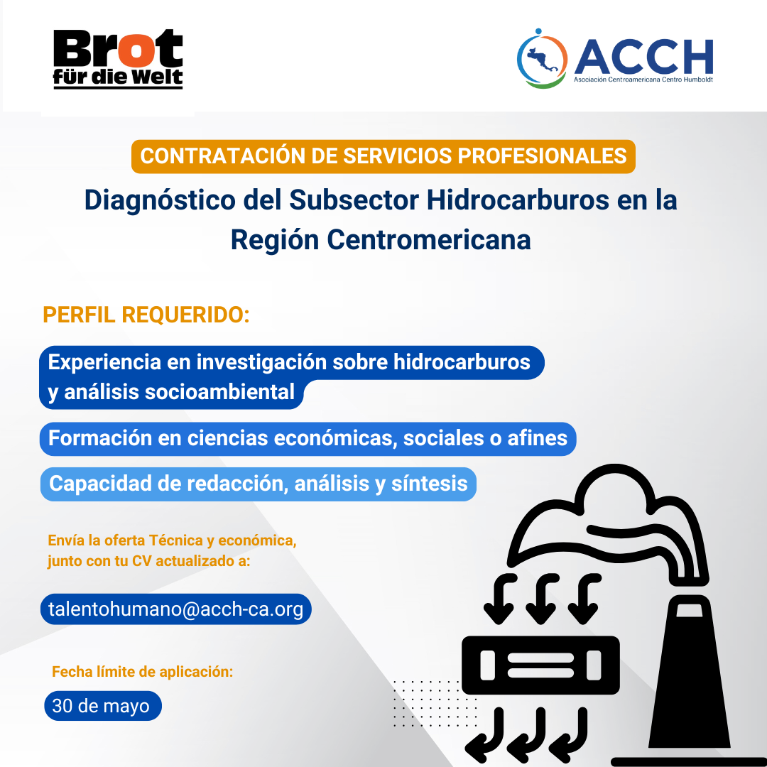 TdR Diagnóstico del Subsector Hidrocarburos en la Región Centroamericana